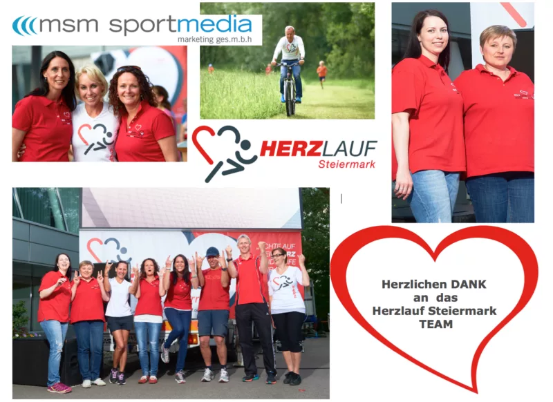 Danke Herzlauf Steiermark Team  