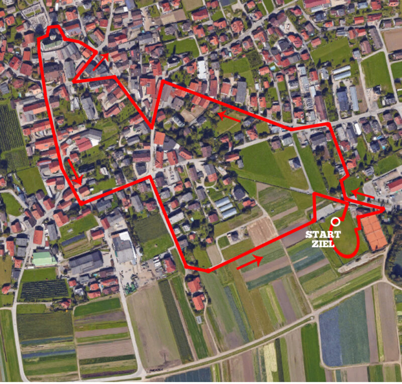 Streckenplan Herzlauf Tirol Erwachsene 3 6 9 km